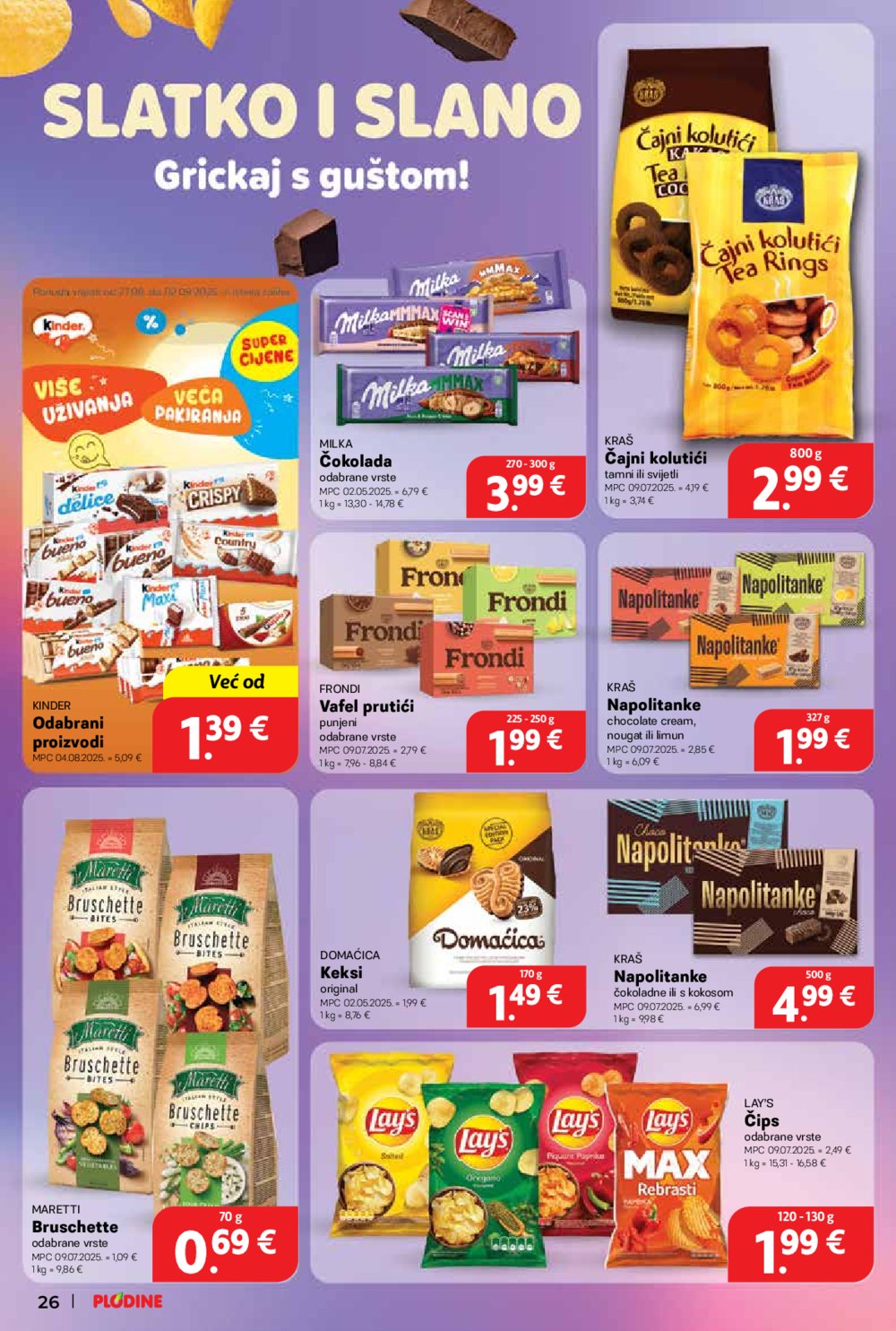 Plodine katalog Akcija 27.08. - 02.09.2025.