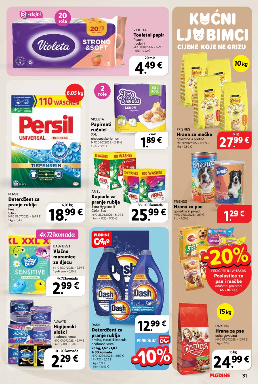 Plodine katalog Akcija 27.08. - 02.09.2025.