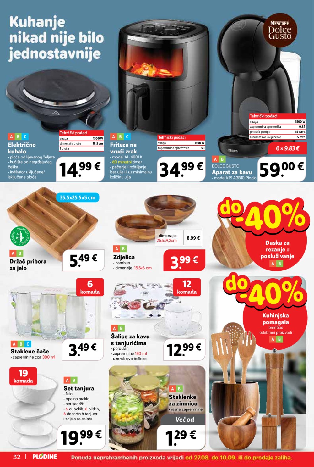 Plodine katalog Akcija 27.08. - 02.09.2025.