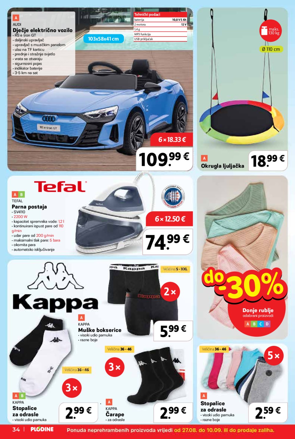 Plodine katalog Akcija 27.08. - 02.09.2025.