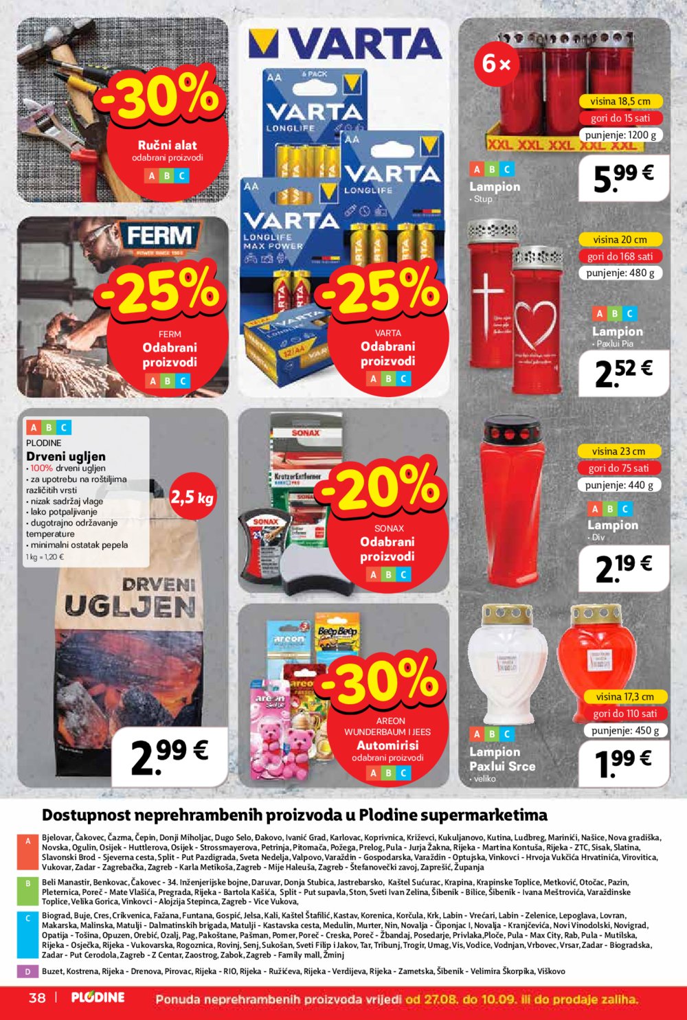 Plodine katalog Akcija 27.08. - 02.09.2025.