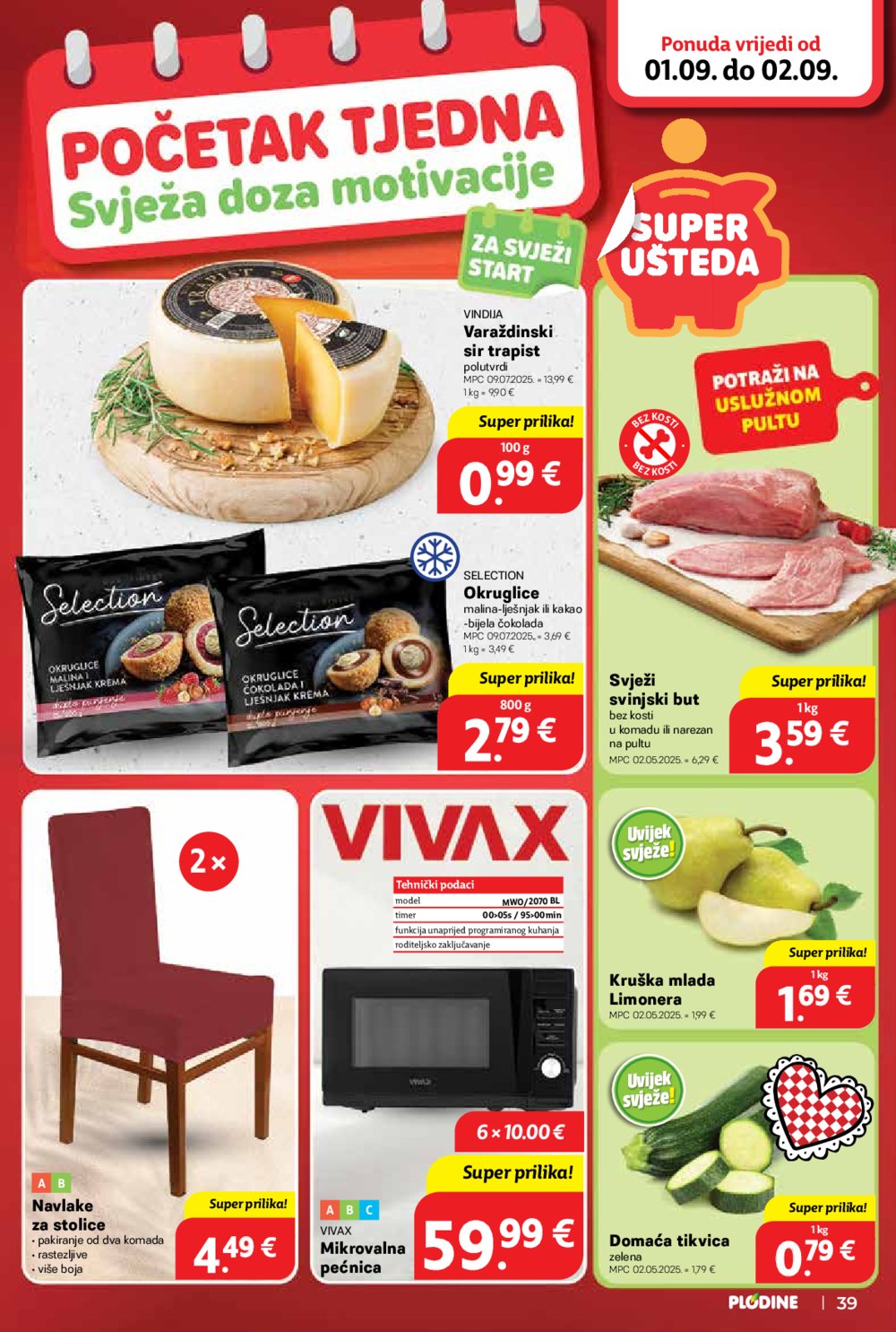 Plodine katalog Akcija 27.08. - 02.09.2025.