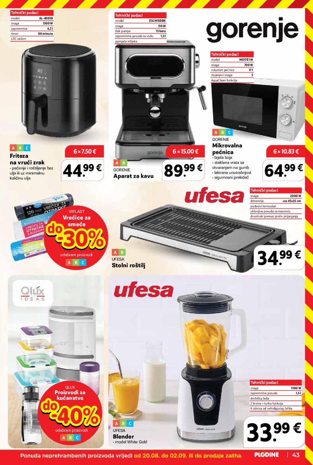 Plodine katalog Akcija 27.08. - 02.09.2025.