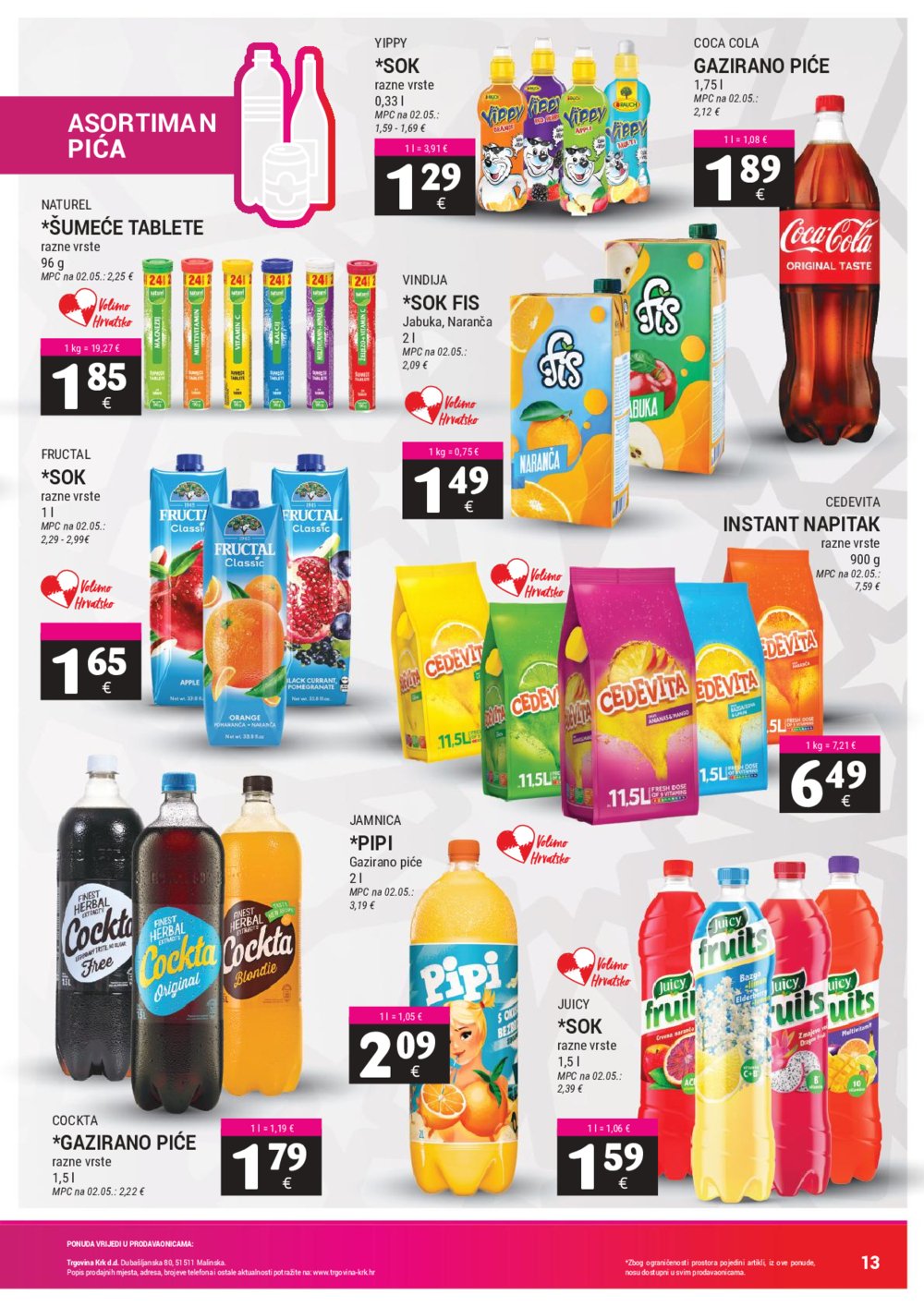 Trgovina Krk katalog Akcija 16.08.-31.08.2025.