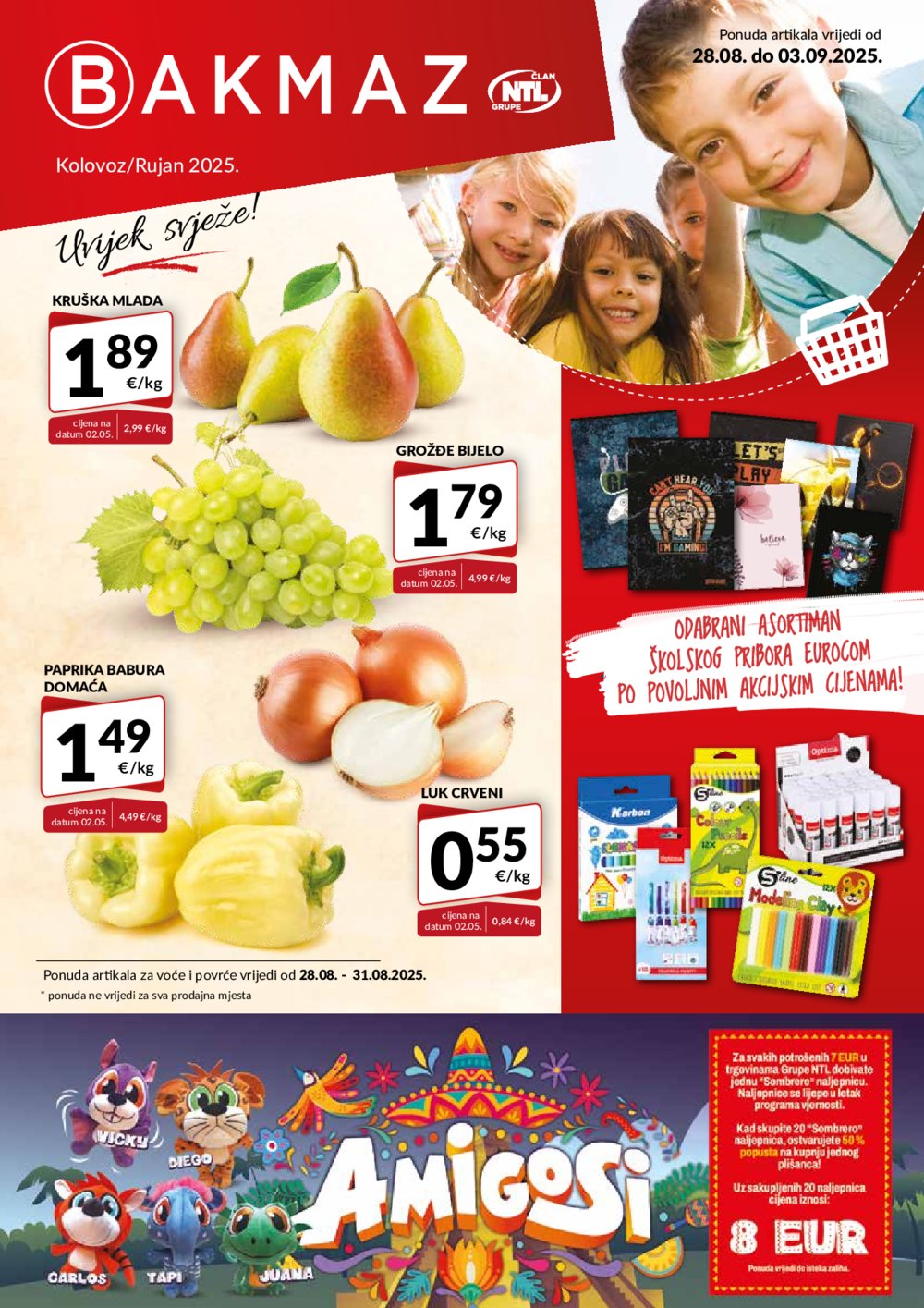 Bakmaz katalog Akcija 28.08.-03.09.2025.