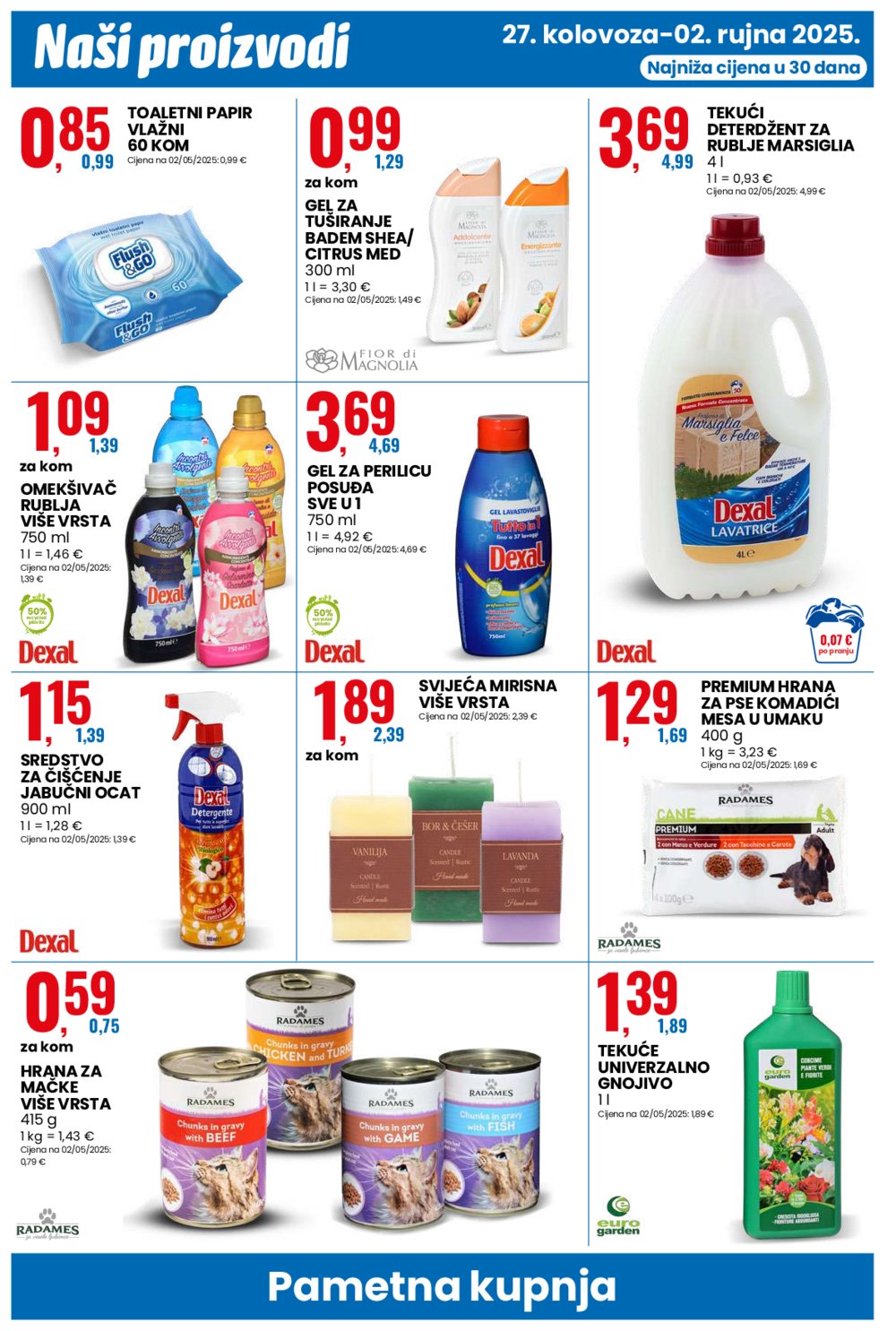 Eurospin katalog Akcija 27.08.-02.09.2025.