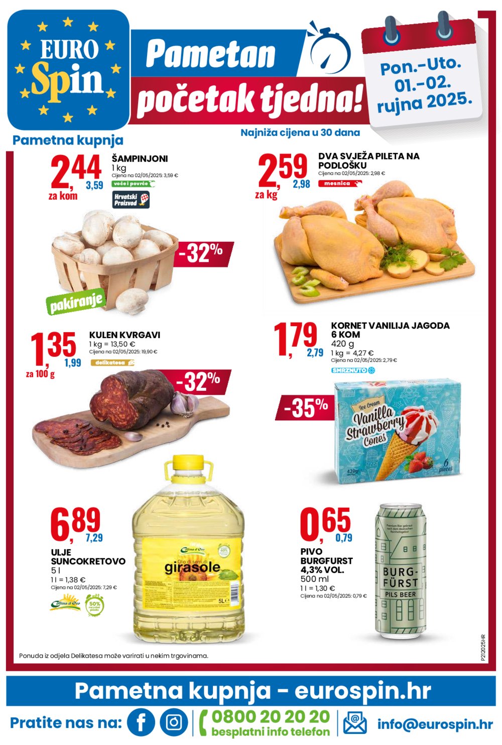 Eurospin katalog Akcija 27.08.-02.09.2025.