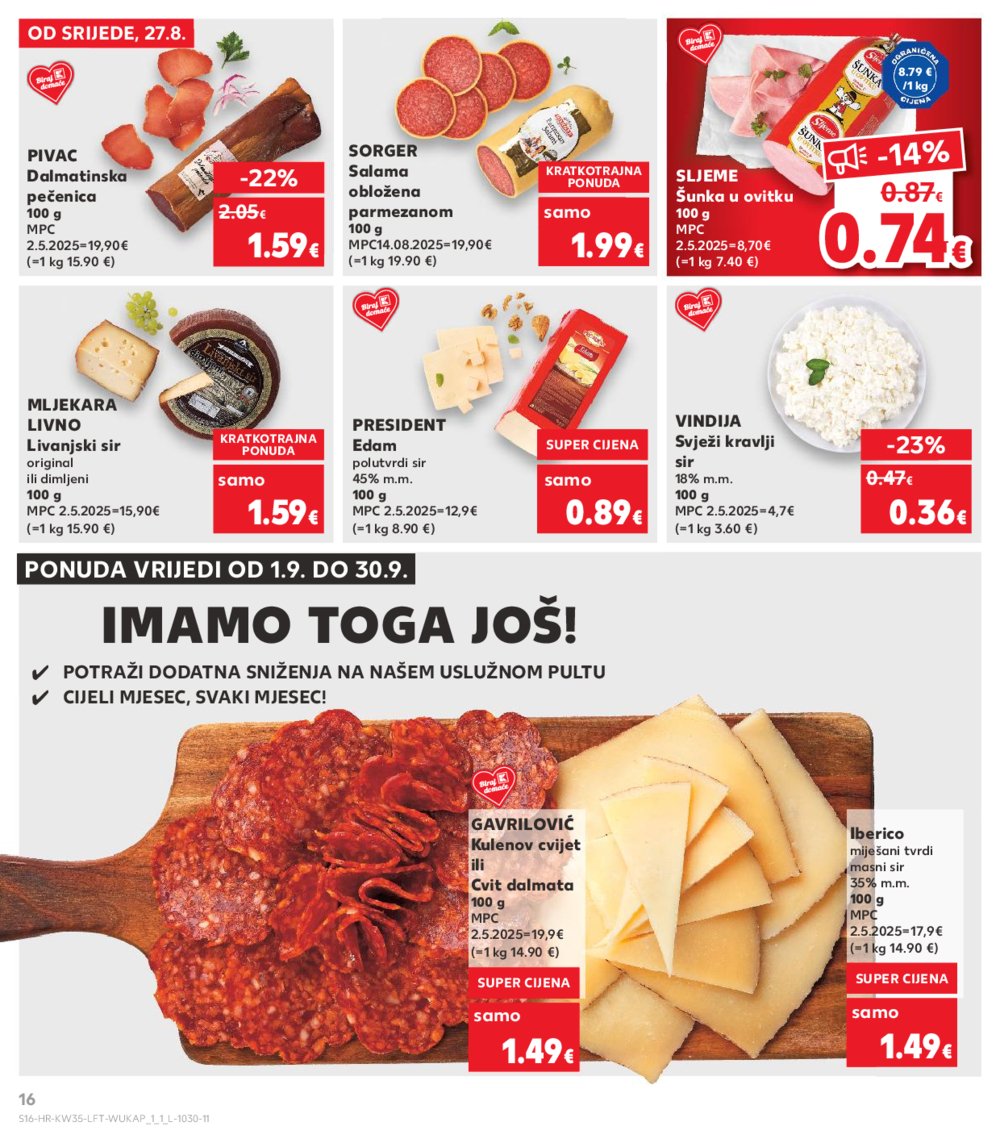Kaufland katalog Akcija 27.08.-02.09.2025. Odabrane poslovnice