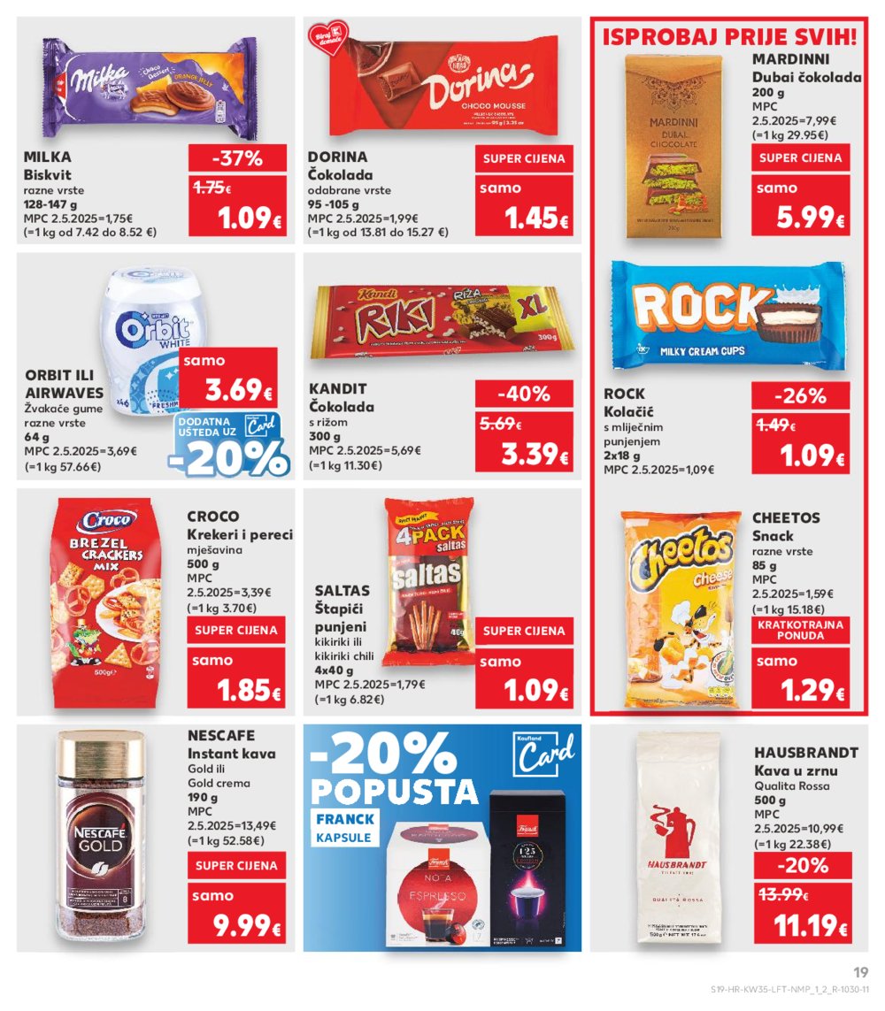 Kaufland katalog Akcija 27.08.-02.09.2025. Odabrane poslovnice