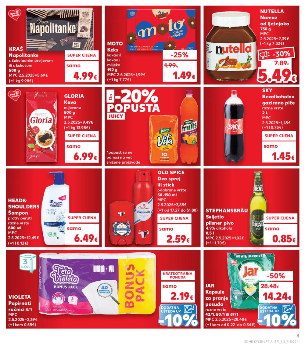 Kaufland katalog Akcija 27.08.-02.09.2025. Odabrane poslovnice