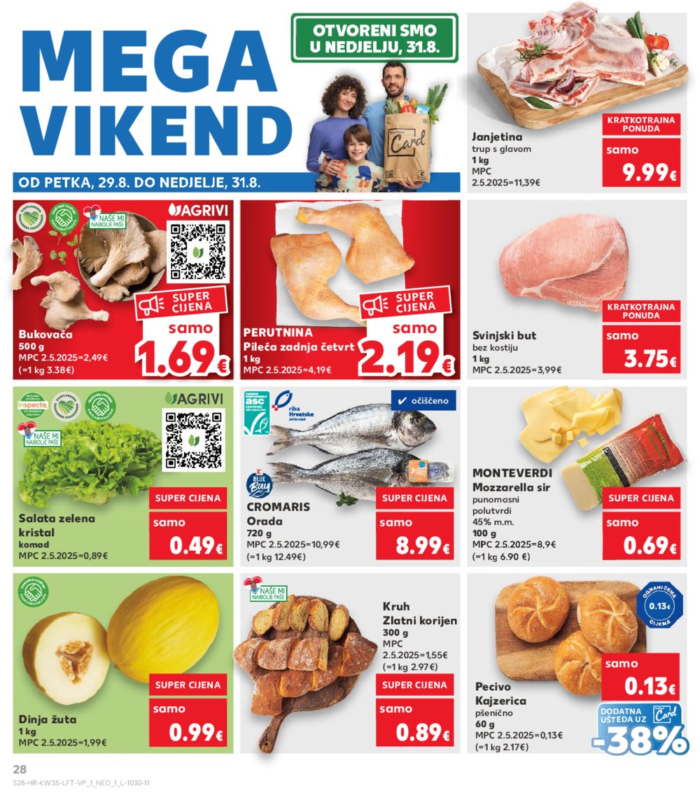 Kaufland katalog Akcija 27.08.-02.09.2025. Odabrane poslovnice