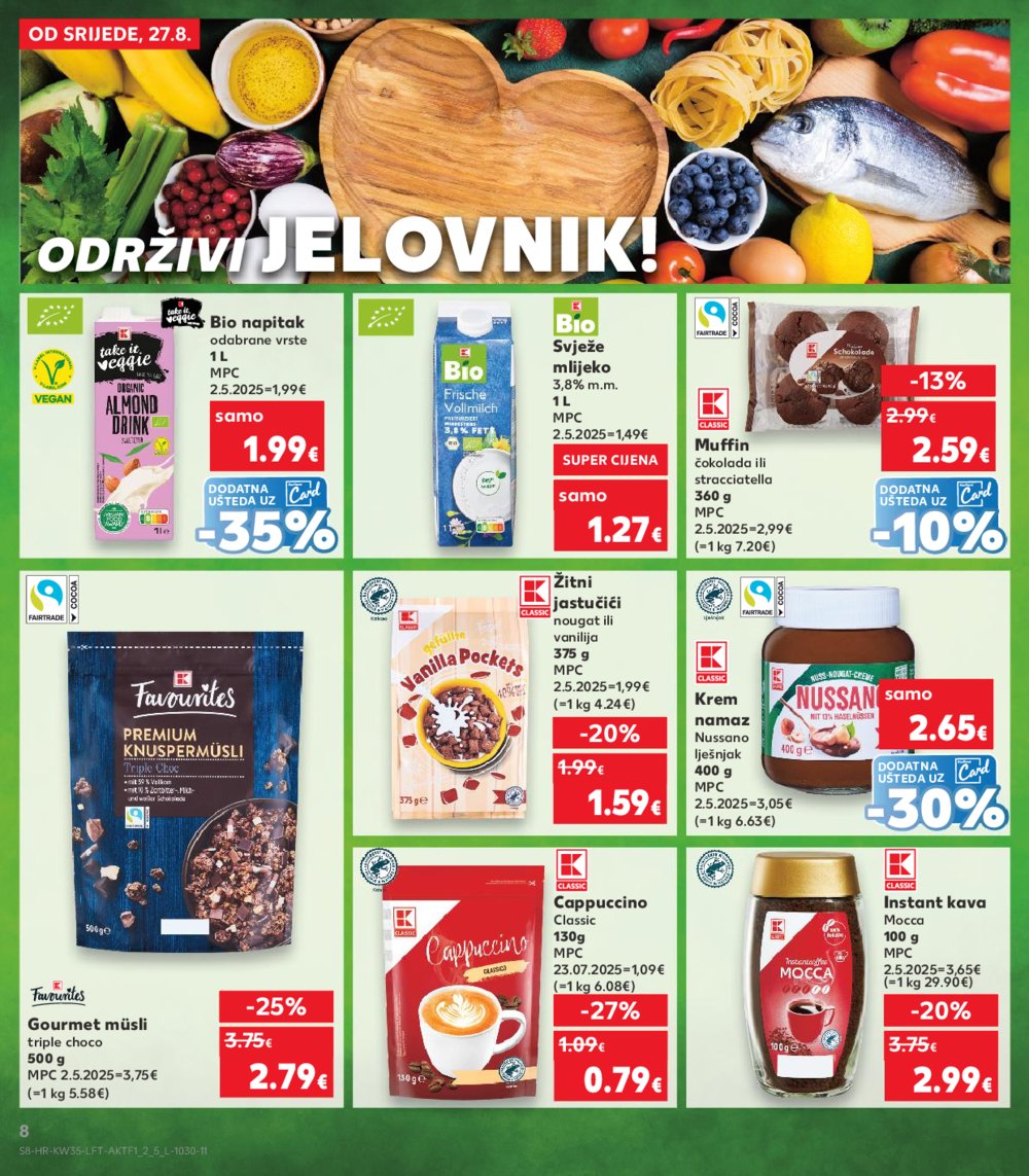 Kaufland katalog Akcija 27.08.-02.09.2025. Odabrane poslovnice