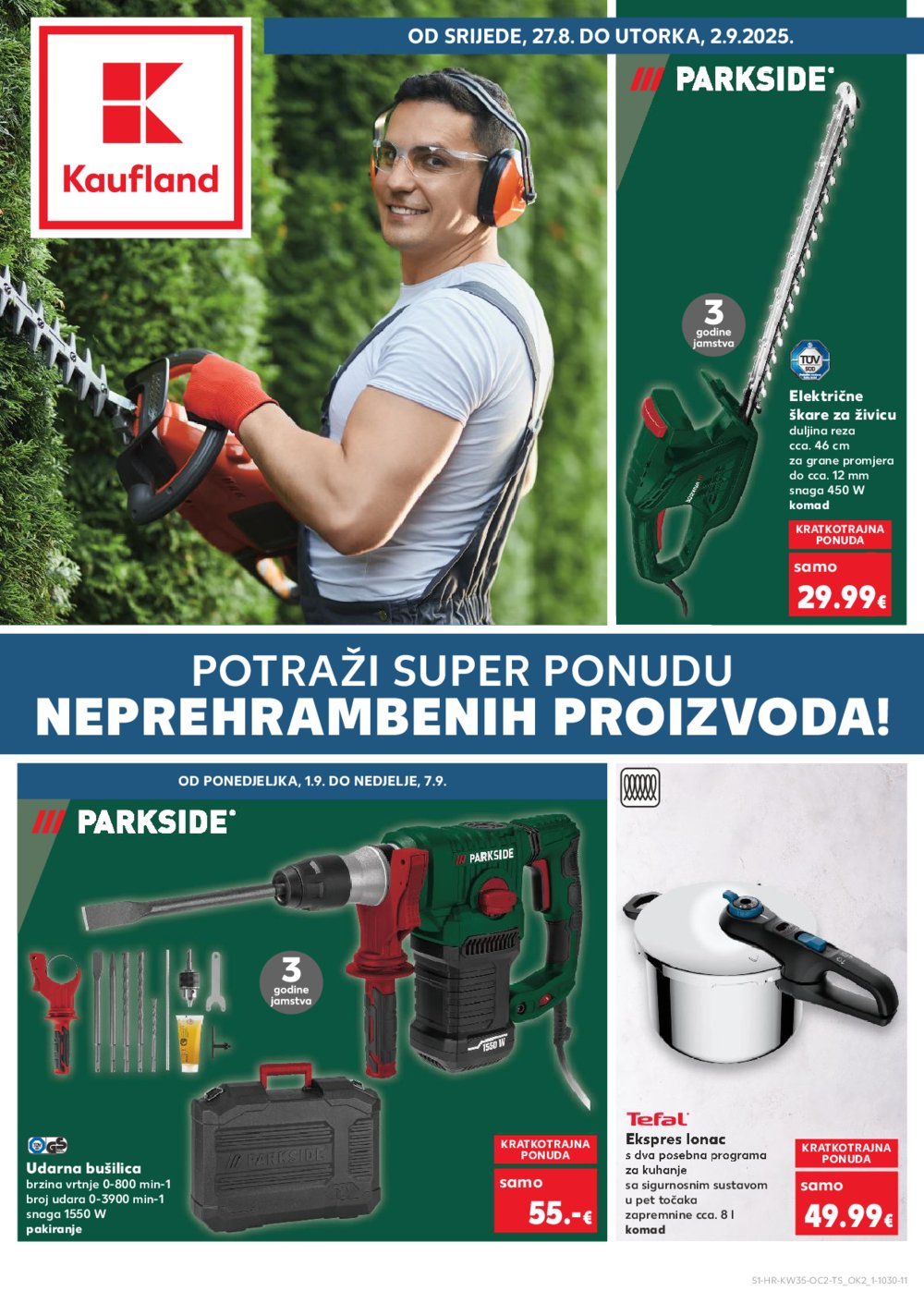 Kaufland katalog Neprehrambenih proizvoda 27.08.-02.09.2025. Odabrane poslovnice