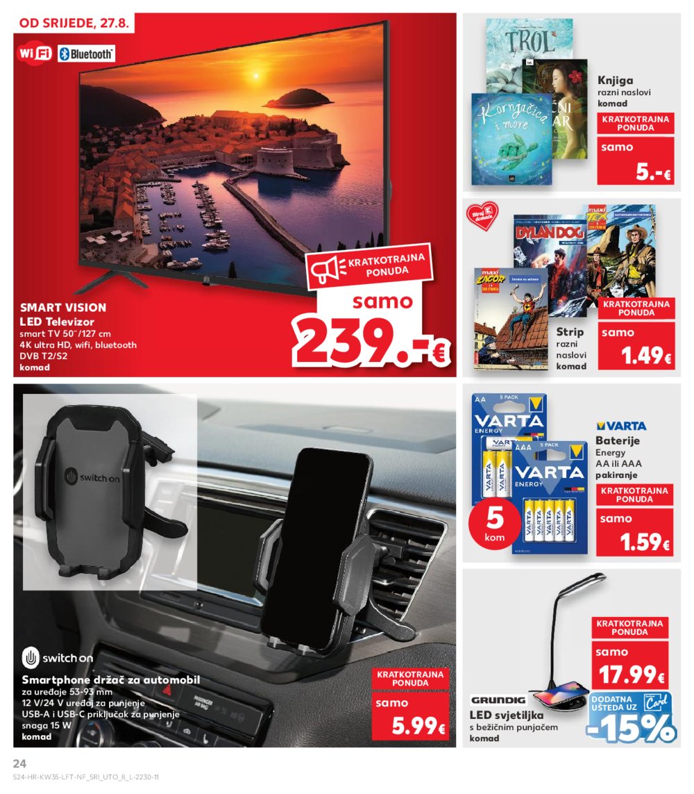 Kaufland katalog Akcija 27.08.-02.09.2025. Vg, Po, Ro, Vo, Vu, Ds, Ma