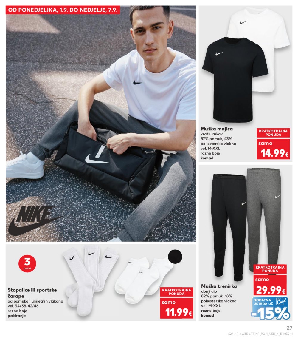 Kaufland katalog Akcija 27.08.-02.09.2025. Vg, Po, Ro, Vo, Vu, Ds, Ma