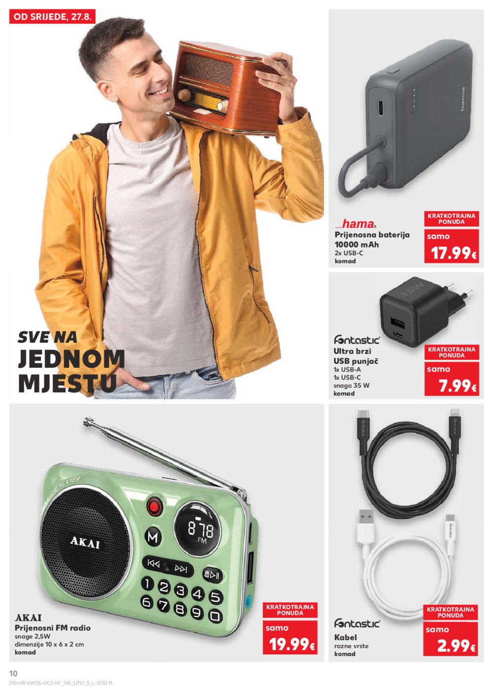 Kaufland katalog Neprehrambenih proizvoda 27.08.-02.09.2025. Odabrane poslovnice