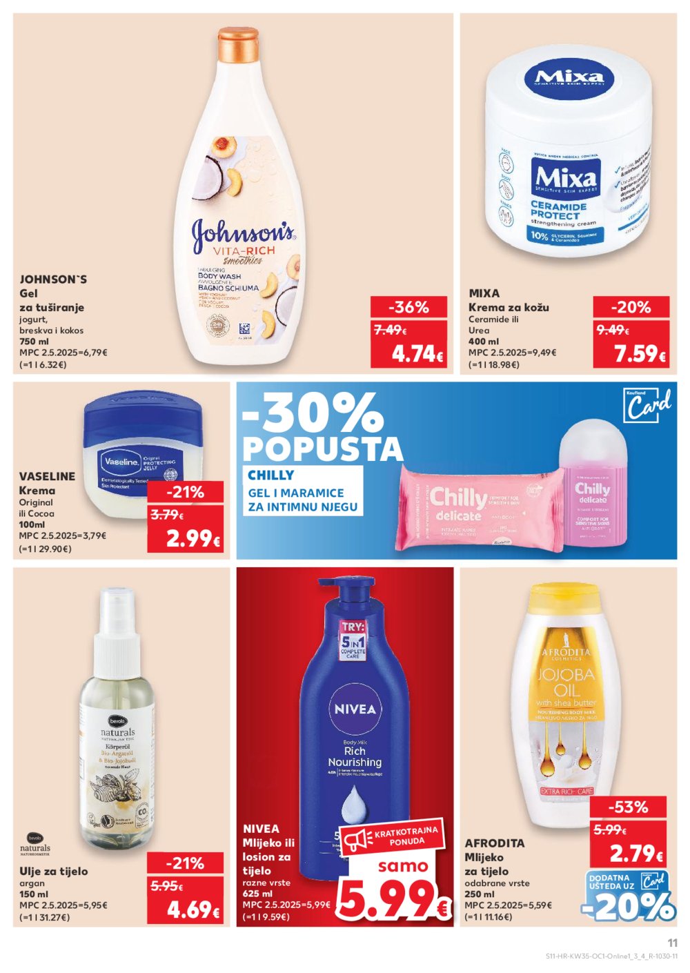 Kaufland katalog Kaufland Marke 27.08. - 02.09.2025. Odabrane poslovnice