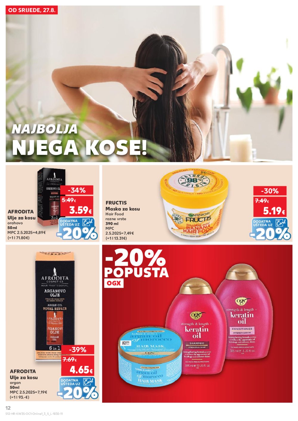 Kaufland katalog Kaufland Marke 27.08. - 02.09.2025. Odabrane poslovnice