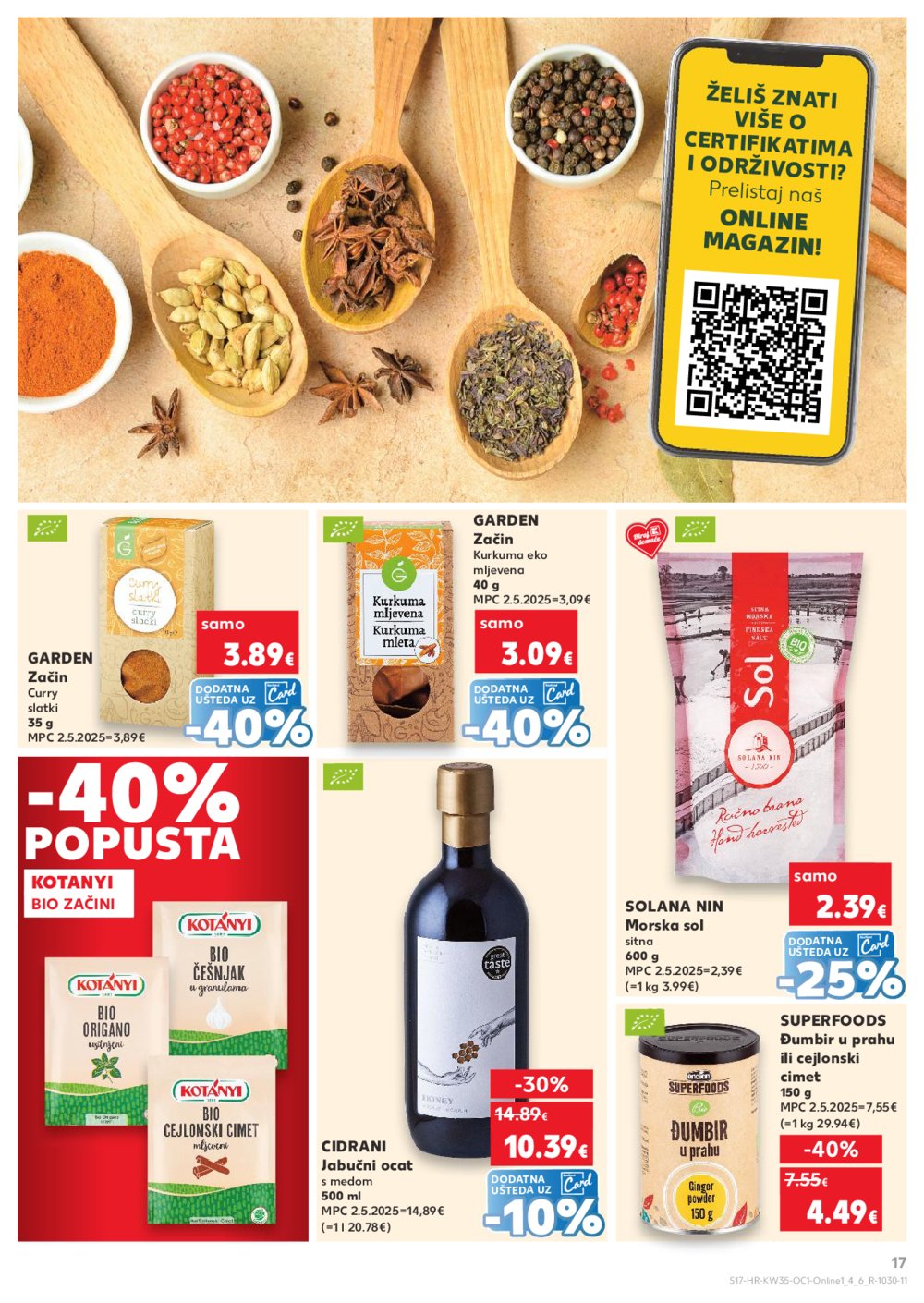 Kaufland katalog Kaufland Marke 27.08. - 02.09.2025. Odabrane poslovnice