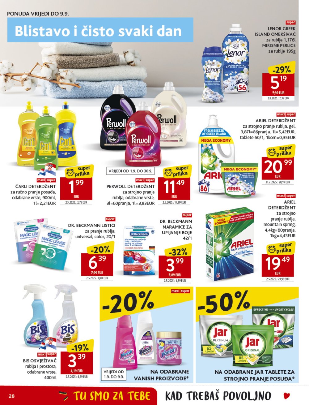 Konzum katalog Akcija 27. 08.-02.09.2025.
