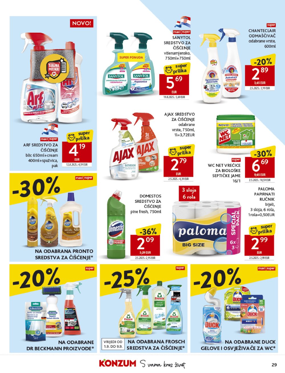 Konzum katalog Akcija 27. 08.-02.09.2025.