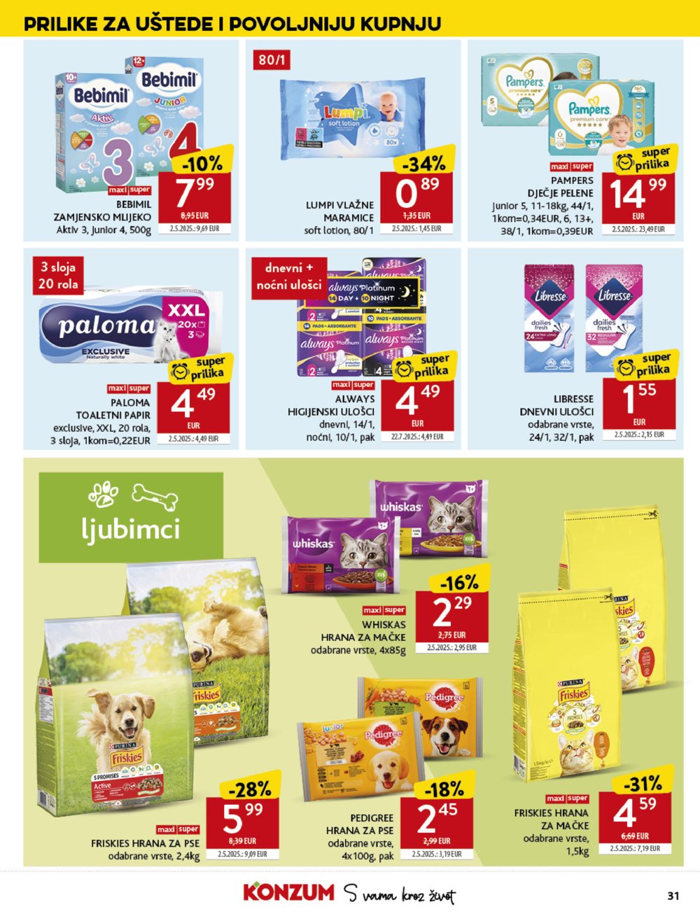Konzum katalog Akcija 27. 08.-02.09.2025.