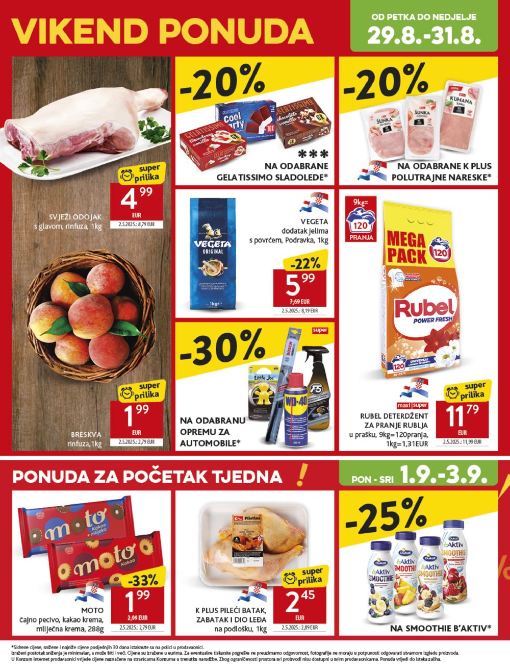 Konzum katalog Akcija 27. 08.-02.09.2025.