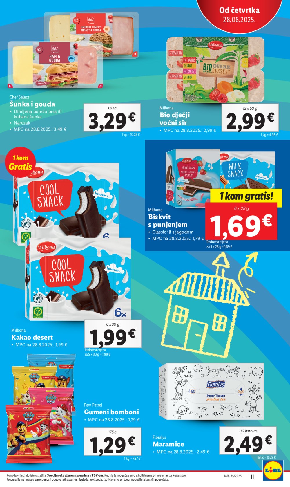 Lidl katalog Super ponuda od četvrtka 28.08 - 31.08.2025.