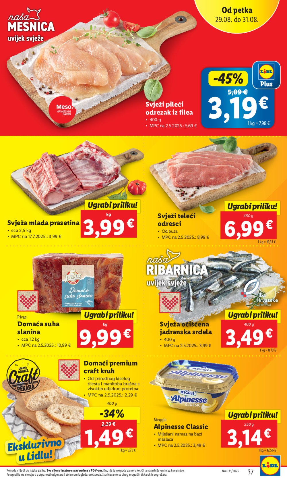 Lidl katalog Super ponuda od četvrtka 28.08 - 31.08.2025.