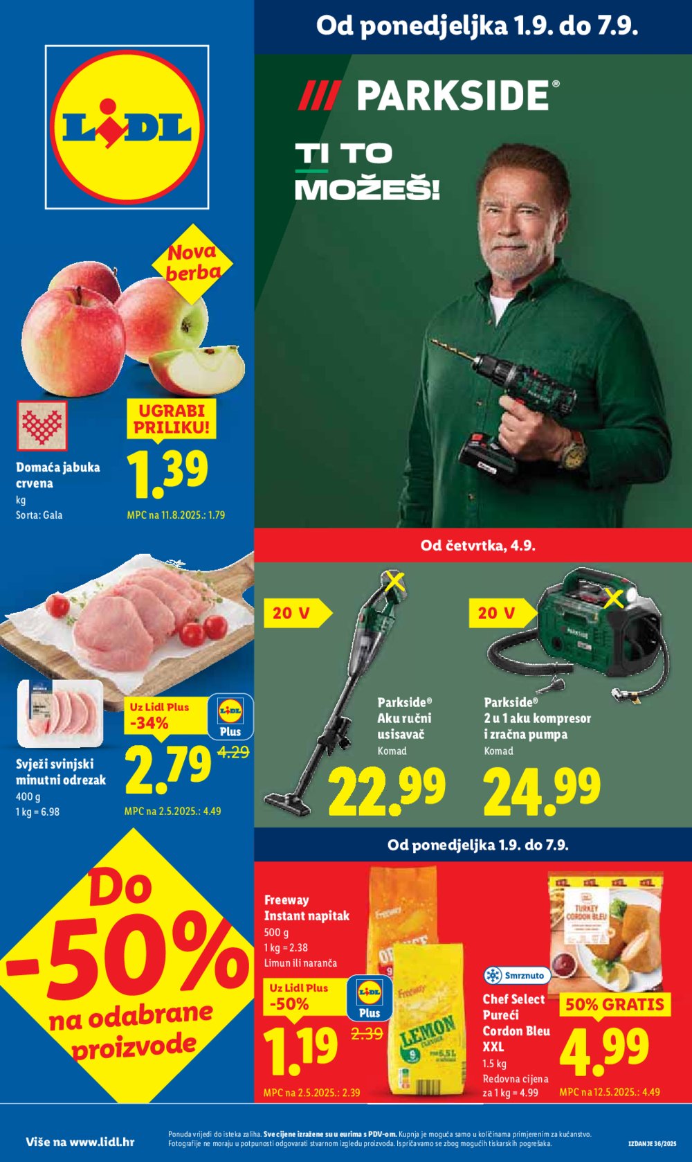 Lidl katalog Super ponuda od ponedjeljka 01.09. - 07.09.2025.