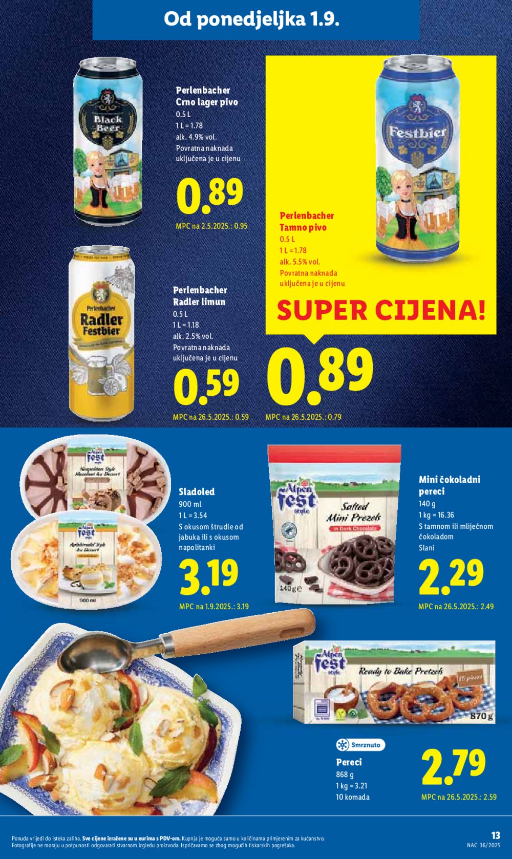 Lidl katalog Super ponuda od ponedjeljka 01.09. - 07.09.2025.