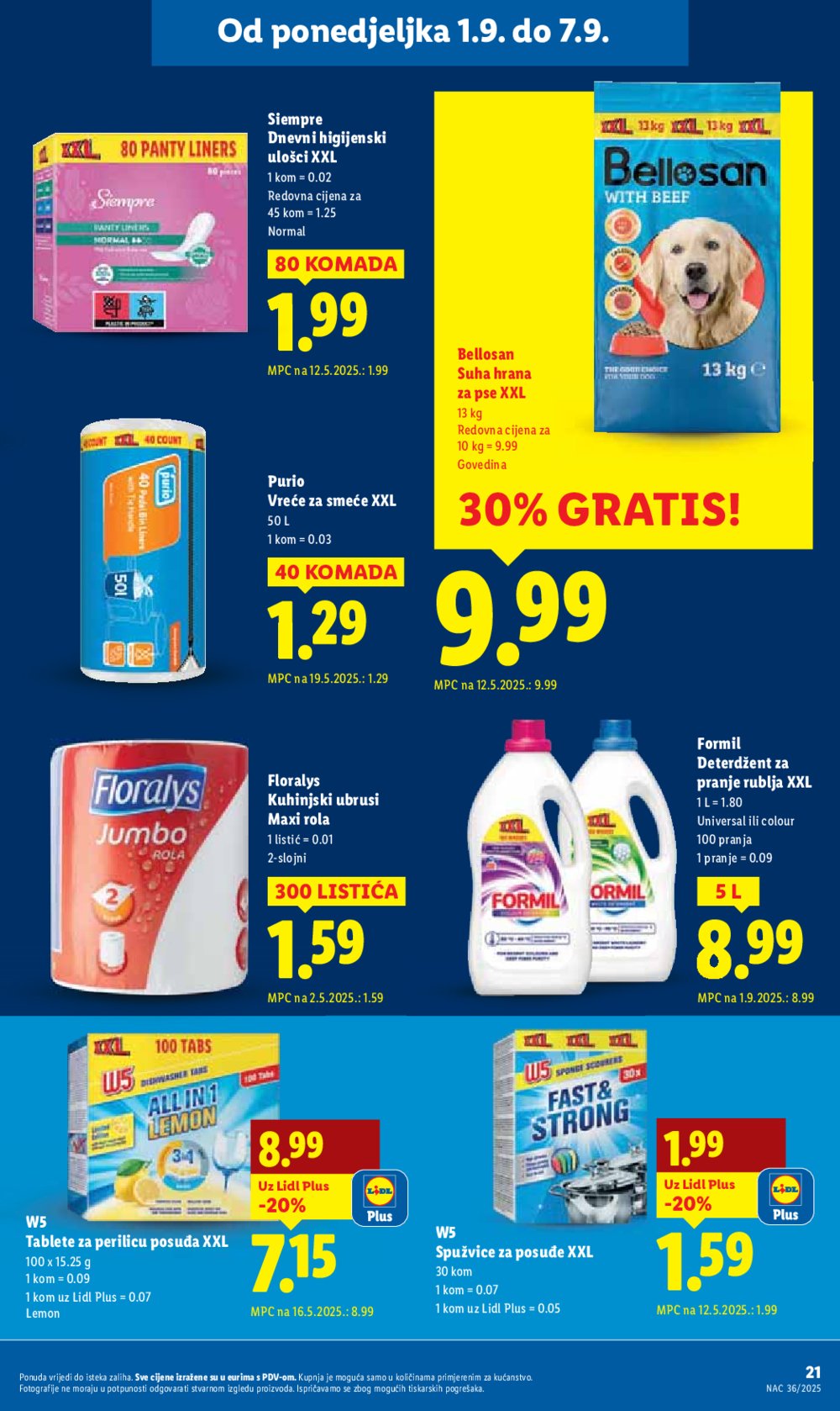 Lidl katalog Super ponuda od ponedjeljka 01.09. - 07.09.2025.