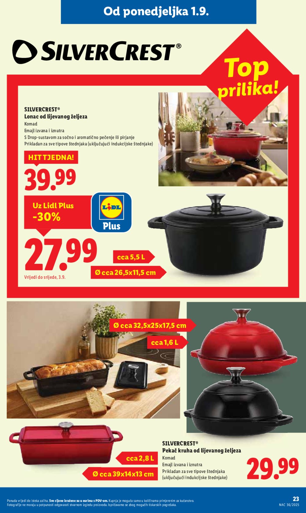 Lidl katalog Super ponuda od ponedjeljka 01.09. - 07.09.2025.