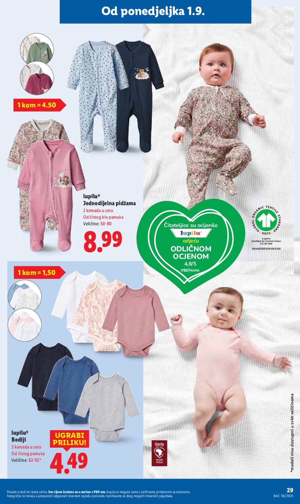 Lidl katalog Super ponuda od ponedjeljka 01.09. - 07.09.2025.