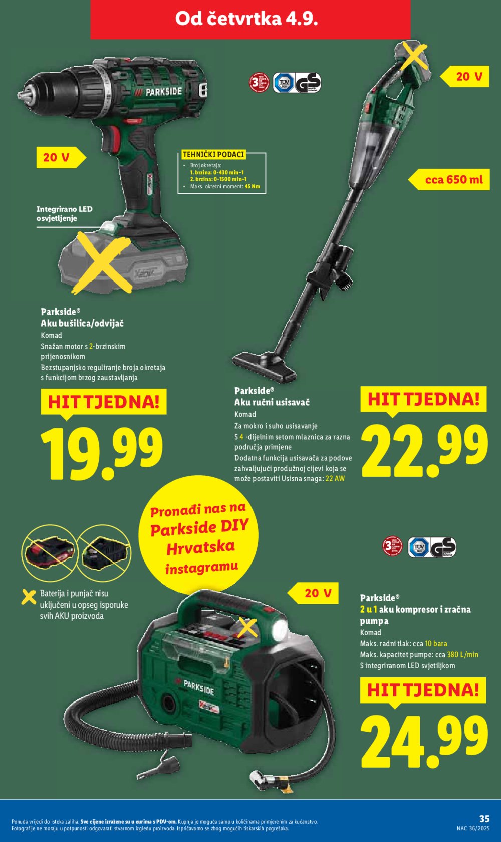 Lidl katalog Super ponuda od ponedjeljka 01.09. - 07.09.2025.