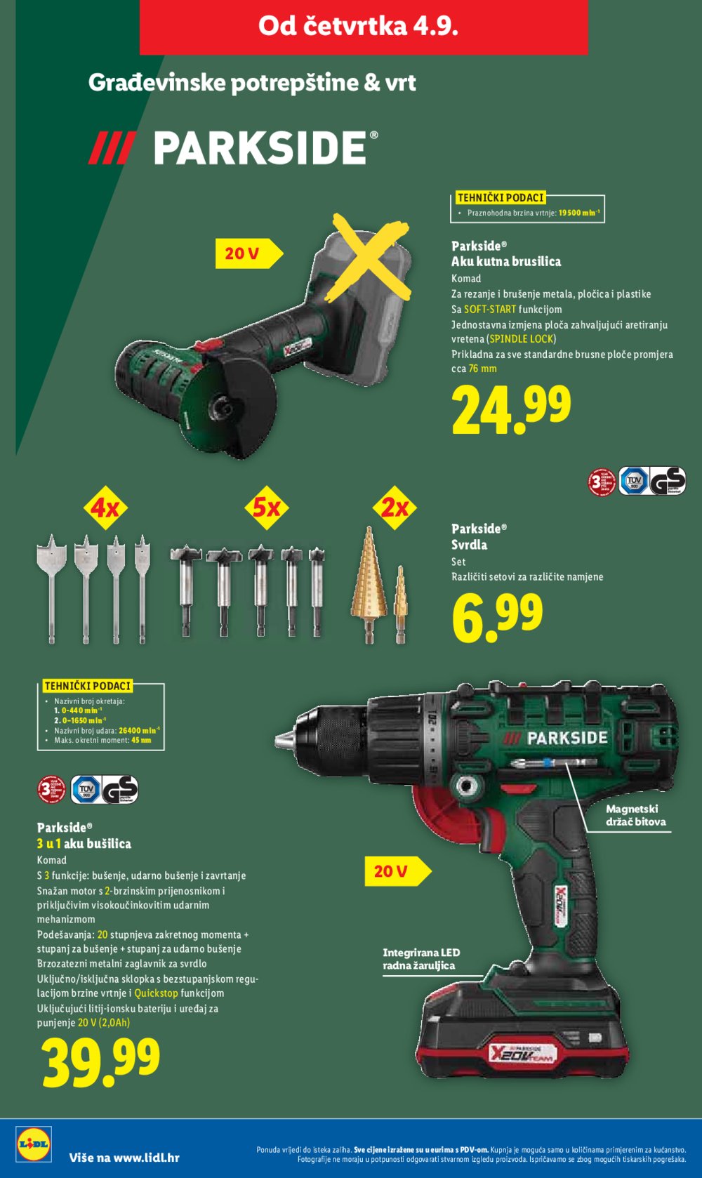 Lidl katalog Super ponuda od ponedjeljka 01.09. - 07.09.2025.