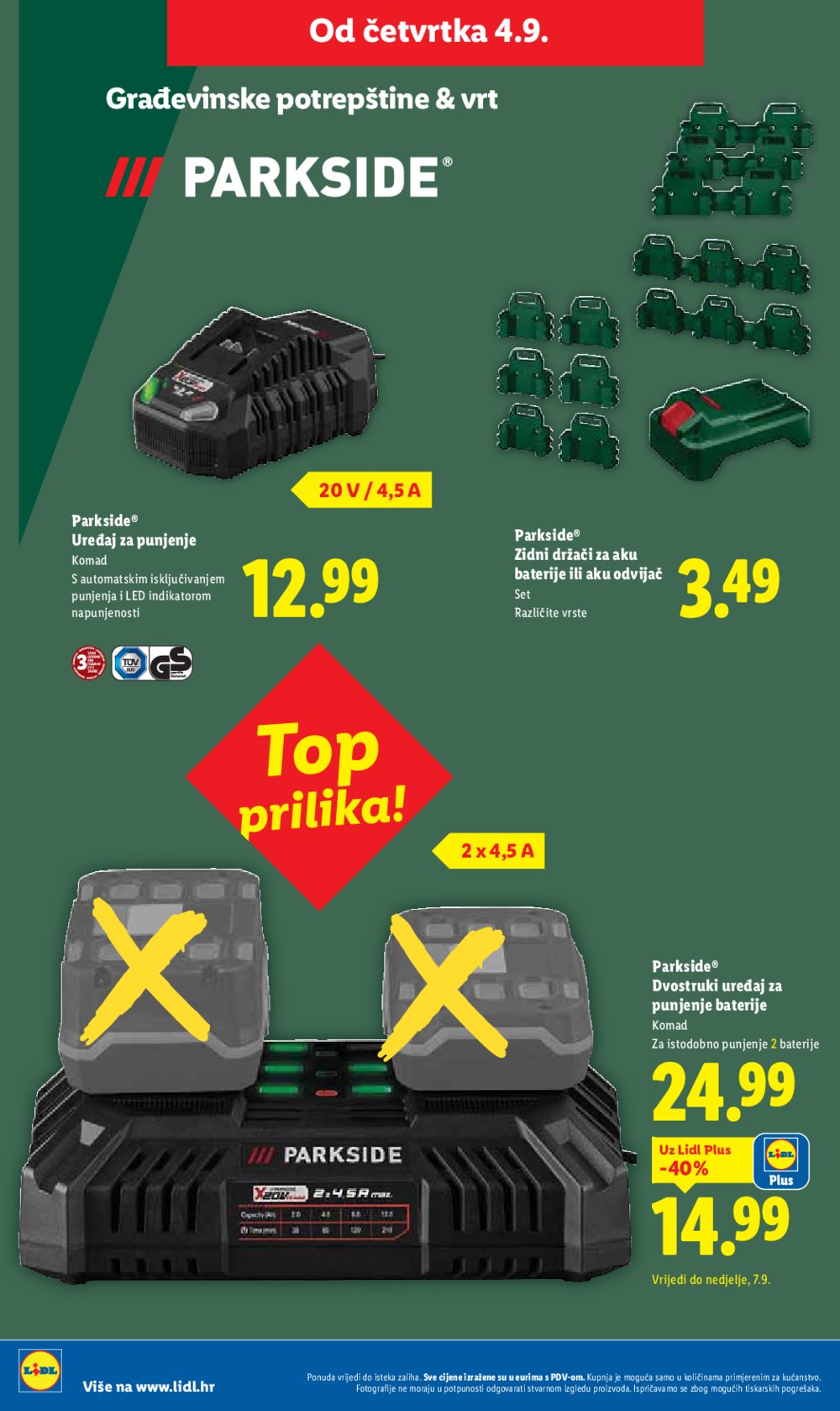 Lidl katalog Super ponuda od ponedjeljka 01.09. - 07.09.2025.