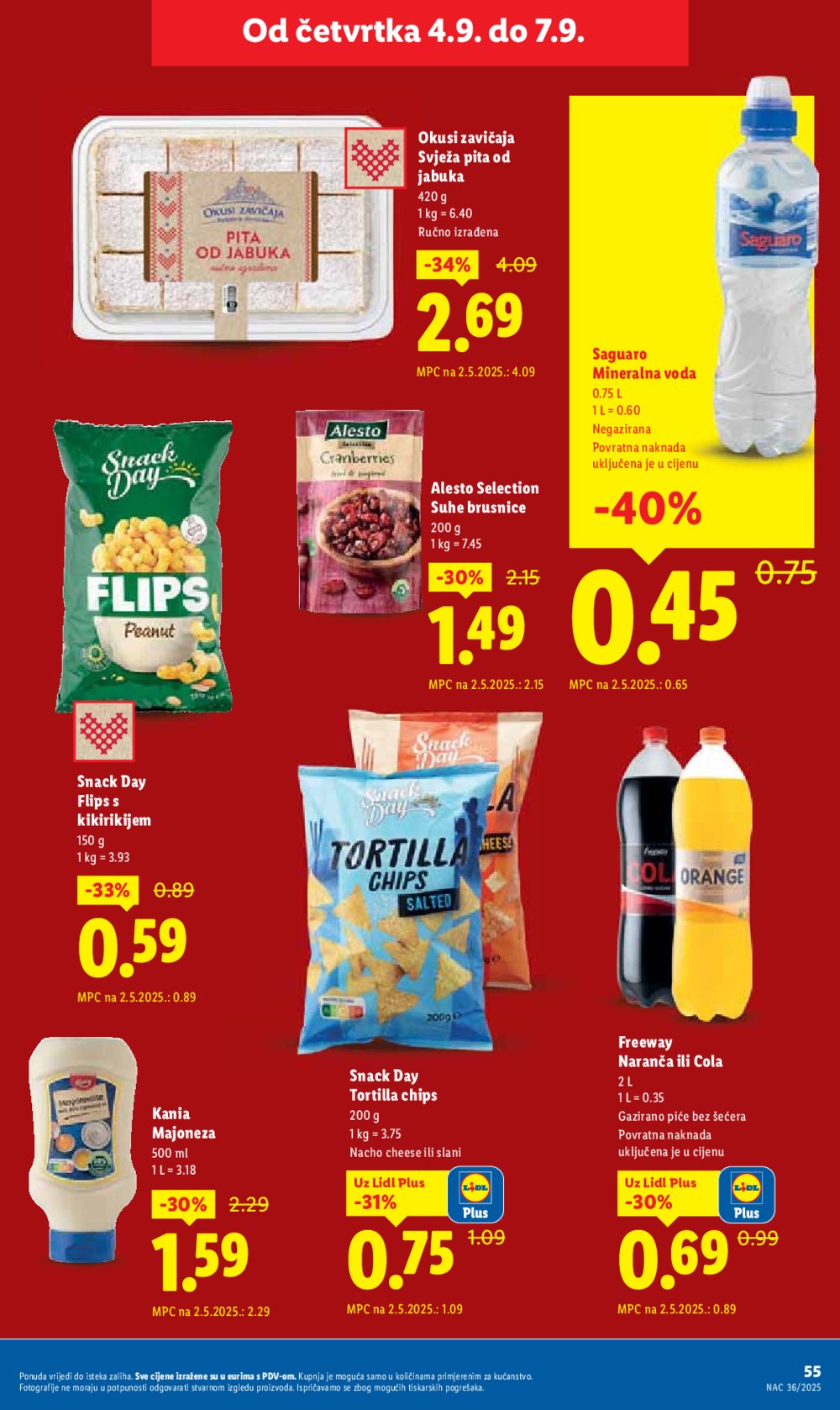 Lidl katalog Super ponuda od ponedjeljka 01.09. - 07.09.2025.