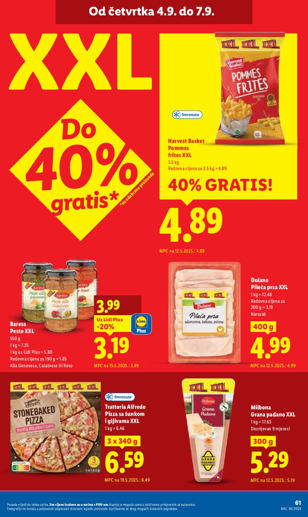 Lidl katalog Super ponuda od ponedjeljka 01.09. - 07.09.2025.