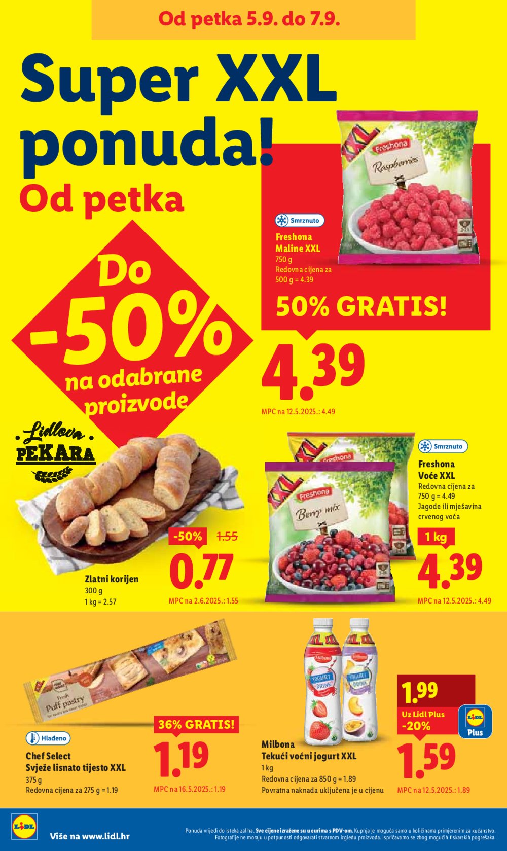 Lidl katalog Super ponuda od ponedjeljka 01.09. - 07.09.2025.