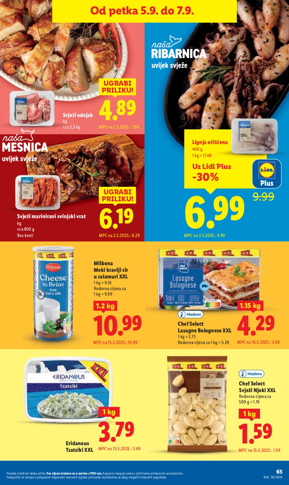Lidl katalog Super ponuda od ponedjeljka 01.09. - 07.09.2025.