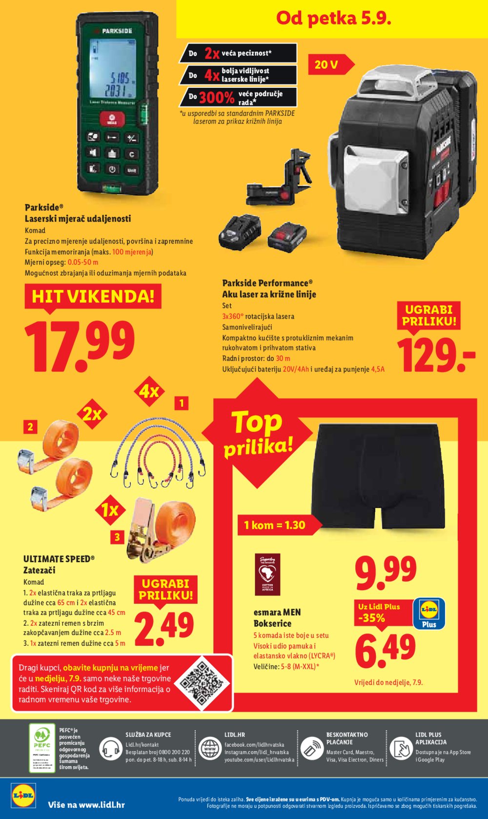 Lidl katalog Super ponuda od ponedjeljka 01.09. - 07.09.2025.