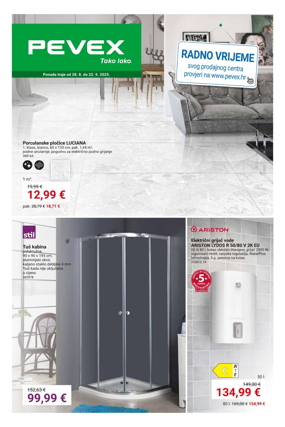 Pevex katalog Tako lako 28.08. - 22.09.2025.