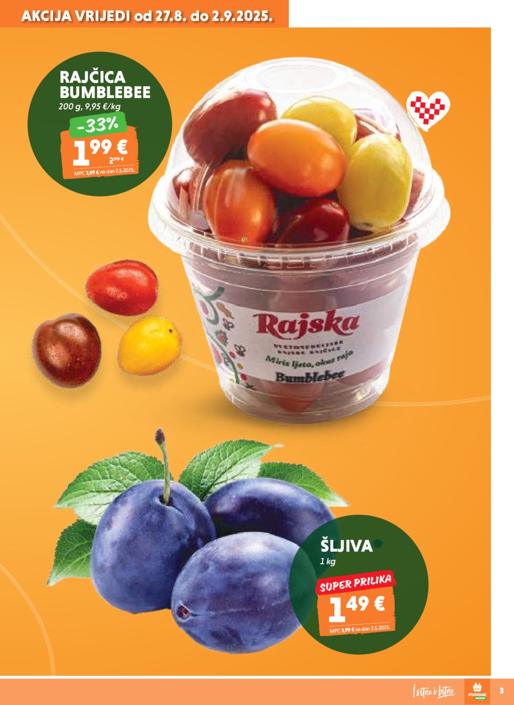 Studenac katalog Akcija 27.08.-09.09.2025.