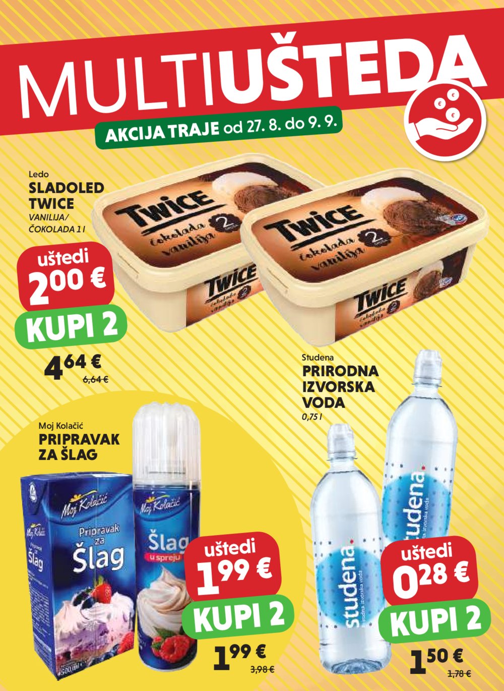 Studenac katalog Multiušteda 27.08. - 09.09.2025.