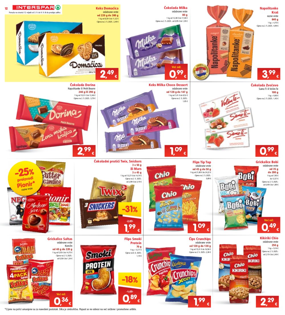 Interspar katalog Akcija 03.09. - 09.09.2025.