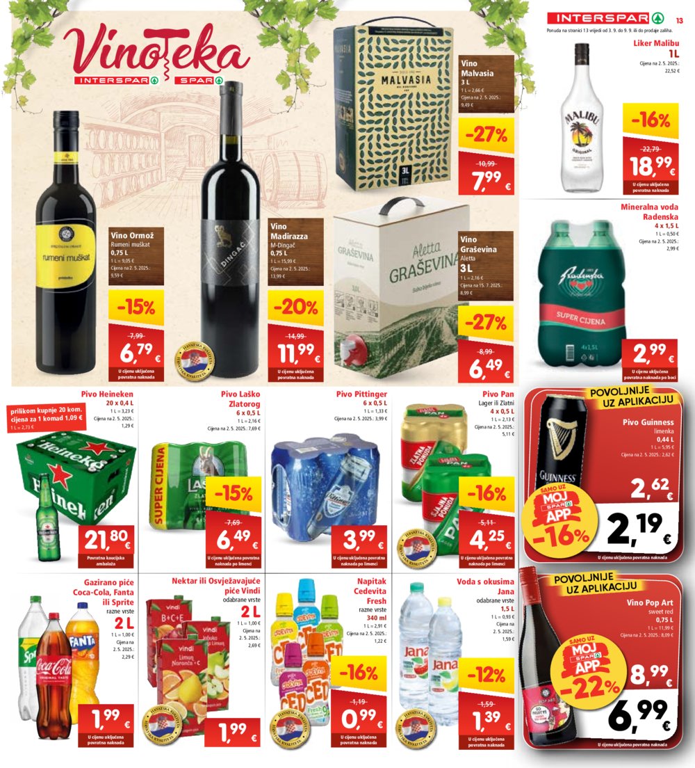 Interspar katalog Akcija 03.09. - 09.09.2025.
