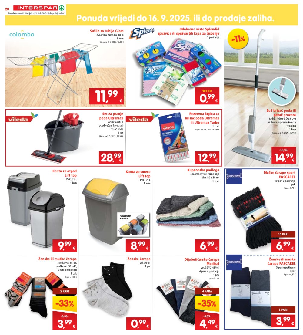 Interspar katalog Akcija 03.09. - 09.09.2025.