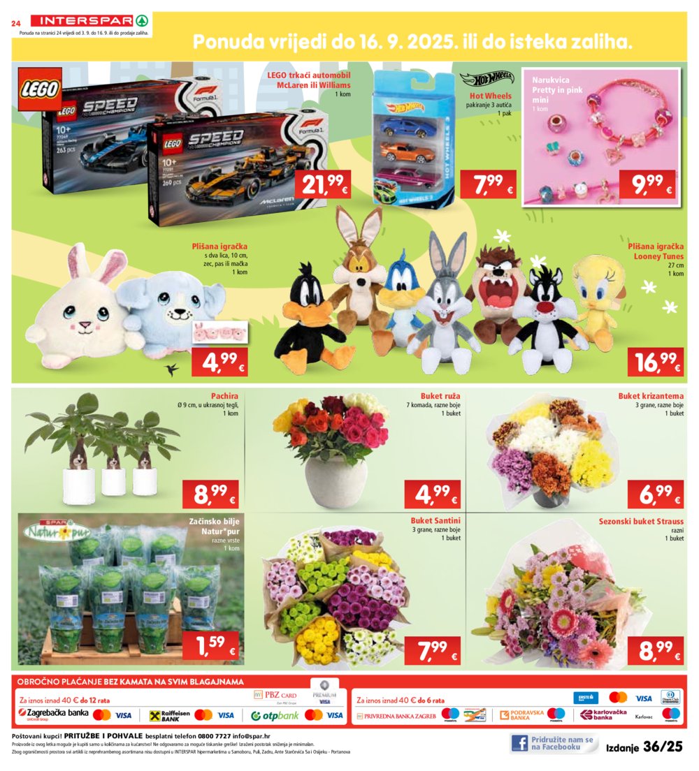 Interspar katalog Akcija 03.09. - 09.09.2025.