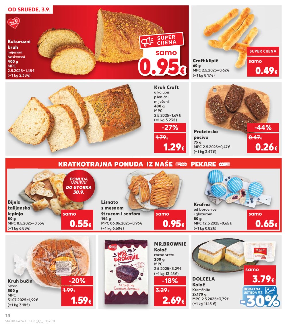 Kaufland katalog Akcija 03.09.-09.09.2025. VG, Po, Ro, Vo, Vu, DS, Ma